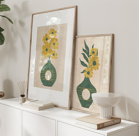 Our Boho Art Originals.