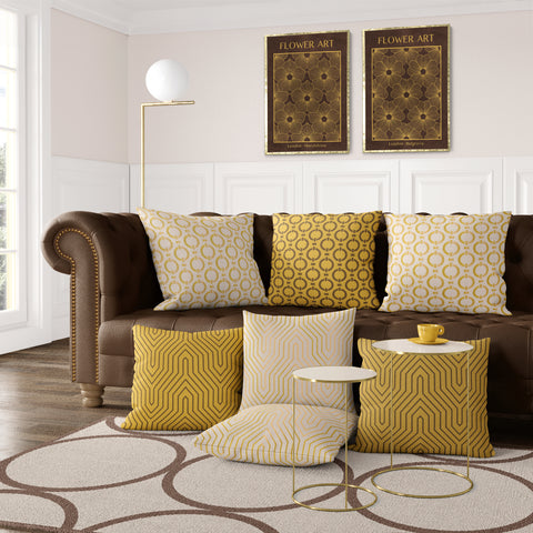 Classic Gold Flowers Artwork – Exclusive Gold Collection - Home Decor for Living Room/Bedroom/Hallway/Office – Brown – A4 - Set of 2- Adam & Alice London - ADAM and ALICE Premium Fine Wall Art Unframed Print – Flowers Art – Vase - Home Decor for Living Room Bedroom Hallway Office – Neutral Background - Grey Blue Green Brown – A3 A4 A2