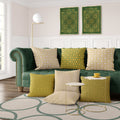 Classic Gold Flowers Artwork – Exclusive Gold Collection - Home Decor for Living Room/Bedroom/Hallway/Office – Green – A4 - Set of 2- Adam & Alice London - ADAM and ALICE Premium Fine Wall Art Unframed Print – Flowers Art – Vase - Home Decor for Living Room Bedroom Hallway Office – Neutral Background - Grey Blue Green Brown – A3 A4 A2