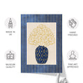Classy Classic Flowers Artwork – Blue – A3 - Set of 2- Adam & Alice London - ADAM and ALICE Premium Fine Wall Art Unframed Print – Flowers Art – Vase - Home Decor for Living Room Bedroom Hallway Office – Neutral Background - Grey Blue Green Brown – A3 A4 A2