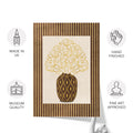 Classy Classic Flowers Artwork – Brown – A3 - Set of 2- Adam & Alice London - ADAM and ALICE Premium Fine Wall Art Unframed Print – Flowers Art – Vase - Home Decor for Living Room Bedroom Hallway Office – Neutral Background - Grey Blue Green Brown – A3 A4 A2