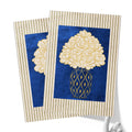 Classy Classic Flowers Artwork – Dark Background - Blue – A3 - Set of 2- Adam & Alice London - ADAM and ALICE Premium Fine Wall Art Unframed Print – Flowers Art – Vase - Home Decor for Living Room Bedroom Hallway Office – Neutral Background - Grey Blue Green Brown – A3 A4 A2
