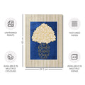 Classy Classic Flowers Artwork – Dark Background - Blue – A3 - Set of 2- Adam & Alice London - ADAM and ALICE Premium Fine Wall Art Unframed Print – Flowers Art – Vase - Home Decor for Living Room Bedroom Hallway Office – Neutral Background - Grey Blue Green Brown – A3 A4 A2