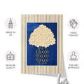 Classy Classic Flowers Artwork – Dark Background - Blue – A3 - Set of 2- Adam & Alice London - ADAM and ALICE Premium Fine Wall Art Unframed Print – Flowers Art – Vase - Home Decor for Living Room Bedroom Hallway Office – Neutral Background - Grey Blue Green Brown – A3 A4 A2