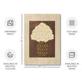 Classy Classic Flowers Artwork – Dark Background - Brown – A3 - Set of 2- Adam & Alice London - ADAM and ALICE Premium Fine Wall Art Unframed Print – Flowers Art – Vase - Home Decor for Living Room Bedroom Hallway Office – Neutral Background - Grey Blue Green Brown – A3 A4 A2