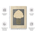 Classy Classic Flowers Artwork – Dark Background - Grey – A3 - Set of 2- Adam & Alice London - ADAM and ALICE Premium Fine Wall Art Unframed Print – Flowers Art – Vase - Home Decor for Living Room Bedroom Hallway Office – Neutral Background - Grey Blue Green Brown – A3 A4 A2