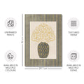 Classy Classic Flowers Artwork – Grey – A3 - Set of 2- Adam & Alice London - ADAM and ALICE Premium Fine Wall Art Unframed Print – Flowers Art – Vase - Home Decor for Living Room Bedroom Hallway Office – Neutral Background - Grey Blue Green Brown – A3 A4 A2