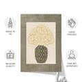 Classy Classic Flowers Artwork – Grey – A3 - Set of 2- Adam & Alice London - ADAM and ALICE Premium Fine Wall Art Unframed Print – Flowers Art – Vase - Home Decor for Living Room Bedroom Hallway Office – Neutral Background - Grey Blue Green Brown – A3 A4 A2
