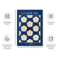 Classy Classic Flowers Artwork – London Gold Collection - Home Decor for Living Room/Bedroom/Hallway/Office – Blue – A4 - Set of 2- Adam & Alice London - ADAM and ALICE Premium Fine Wall Art Unframed Print – Flowers Art – Vase - Home Decor for Living Room Bedroom Hallway Office – Neutral Background - Grey Blue Green Brown – A3 A4 A2
