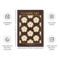 Classy Classic Flowers Artwork – London Gold Collection - Home Decor for Living Room/Bedroom/Hallway/Office – Brown – A4 - Set of 2- Adam & Alice London - ADAM and ALICE Premium Fine Wall Art Unframed Print – Flowers Art – Vase - Home Decor for Living Room Bedroom Hallway Office – Neutral Background - Grey Blue Green Brown – A3 A4 A2