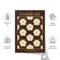 Classy Classic Flowers Artwork – London Gold Collection - Home Decor for Living Room/Bedroom/Hallway/Office – Brown – A4 - Set of 2- Adam & Alice London - ADAM and ALICE Premium Fine Wall Art Unframed Print – Flowers Art – Vase - Home Decor for Living Room Bedroom Hallway Office – Neutral Background - Grey Blue Green Brown – A3 A4 A2