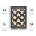 Classy Classic Flowers Artwork – London Gold Collection - Home Decor for Living Room/Bedroom/Hallway/Office – Gray – A4 - Set of 2- Adam & Alice London - ADAM and ALICE Premium Fine Wall Art Unframed Print – Flowers Art – Vase - Home Decor for Living Room Bedroom Hallway Office – Neutral Background - Grey Blue Green Brown – A3 A4 A2