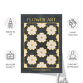 Classy Classic Flowers Artwork – London Gold Collection - Home Decor for Living Room/Bedroom/Hallway/Office – Gray – A4 - Set of 2- Adam & Alice London - ADAM and ALICE Premium Fine Wall Art Unframed Print – Flowers Art – Vase - Home Decor for Living Room Bedroom Hallway Office – Neutral Background - Grey Blue Green Brown – A3 A4 A2