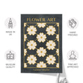 Classy Classic Flowers Artwork – London Gold Collection - Home Decor for Living Room/Bedroom/Hallway/Office – Gray – A4 - Set of 2- Adam & Alice London - ADAM and ALICE Premium Fine Wall Art Unframed Print – Flowers Art – Vase - Home Decor for Living Room Bedroom Hallway Office – Neutral Background - Grey Blue Green Brown – A3 A4 A2