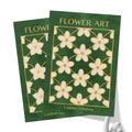 Classy Classic Flowers Artwork – London Gold Collection - Home Decor for Living Room/Bedroom/Hallway/Office – Green – A4 - Set of 2- Adam & Alice London - ADAM and ALICE Premium Fine Wall Art Unframed Print – Flowers Art – Vase - Home Decor for Living Room Bedroom Hallway Office – Neutral Background - Grey Blue Green Brown – A3 A4 A2