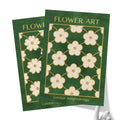 Classy Classic Flowers Artwork – London Gold Collection - Home Decor for Living Room/Bedroom/Hallway/Office – Green – A4 - Set of 2- Adam & Alice London - ADAM and ALICE Premium Fine Wall Art Unframed Print – Flowers Art – Vase - Home Decor for Living Room Bedroom Hallway Office – Neutral Background - Grey Blue Green Brown – A3 A4 A2