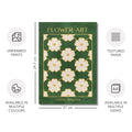 Classy Classic Flowers Artwork – London Gold Collection - Home Decor for Living Room/Bedroom/Hallway/Office – Green – A4 - Set of 2- Adam & Alice London - ADAM and ALICE Premium Fine Wall Art Unframed Print – Flowers Art – Vase - Home Decor for Living Room Bedroom Hallway Office – Neutral Background - Grey Blue Green Brown – A3 A4 A2