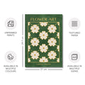 Classy Classic Flowers Artwork – London Gold Collection - Home Decor for Living Room/Bedroom/Hallway/Office – Green – A4 - Set of 2- Adam & Alice London - ADAM and ALICE Premium Fine Wall Art Unframed Print – Flowers Art – Vase - Home Decor for Living Room Bedroom Hallway Office – Neutral Background - Grey Blue Green Brown – A3 A4 A2