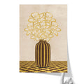 Flowers Art – Vase - Home Decor for Living Room/Bedroom/Hallway/Office – Brown - A4- Adam & Alice London - ADAM and ALICE Premium Fine Wall Art Unframed Print – Flowers Art – Vase - Home Decor for Living Room Bedroom Hallway Office – Neutral Background - Grey Blue Green Brown – A3 A4 A2