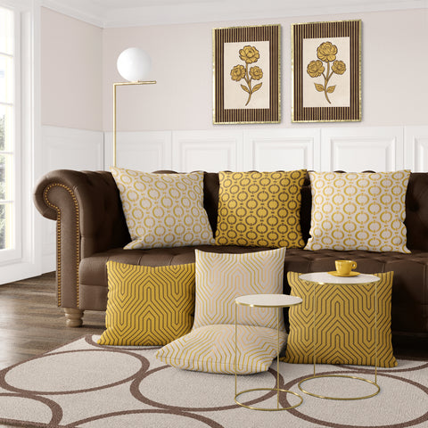 Golden Flowers Artwork – Gold Collection - Home Decor for Living Room/Bedroom/Hallway/Office – Brown – A3 - Set of 2- Adam & Alice London - ADAM and ALICE Premium Fine Wall Art Unframed Print – Flowers Art – Vase - Home Decor for Living Room Bedroom Hallway Office – Neutral Background - Grey Blue Green Brown – A3 A4 A2