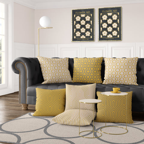 Classy Classic Flowers Artwork – London Gold Collection - Home Decor for Living Room/Bedroom/Hallway/Office – Gray – A4 - Set of 2