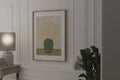 Vintage Vase with Flowers Fine Art Print – Green - A3 Living room video